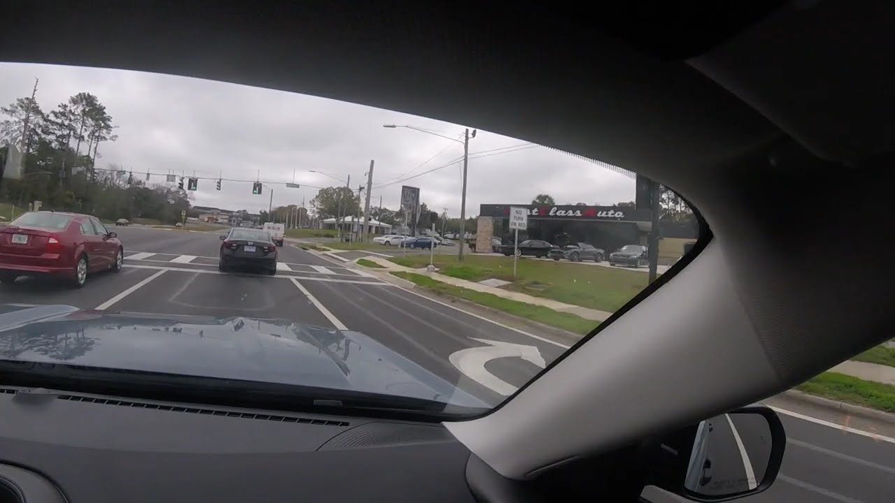 Driving by FSU and downtown Tallahassee