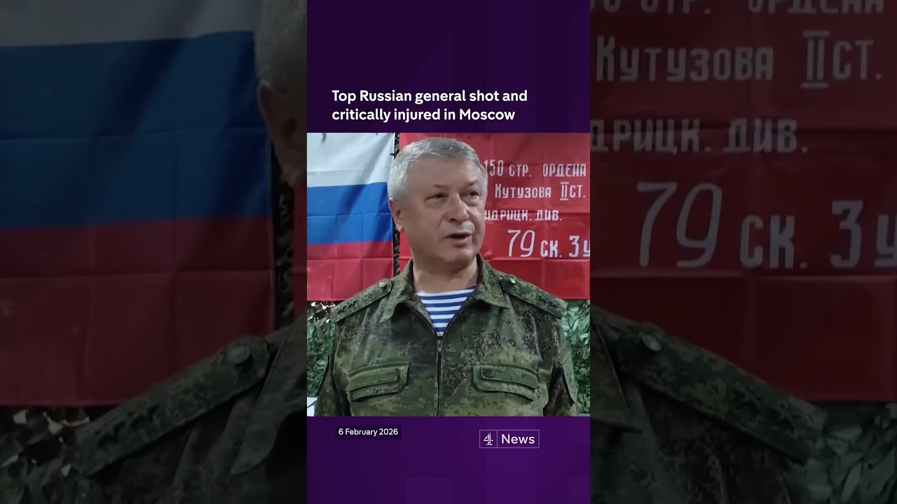 Top Russian general shot and critically injured in Moscow