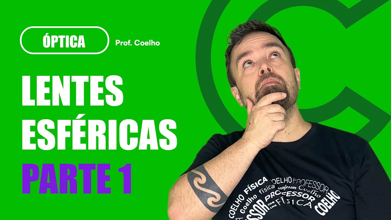 ÓPTICA (Aula 15): Lentes esféricas - Parte 1 | Professor Coelho