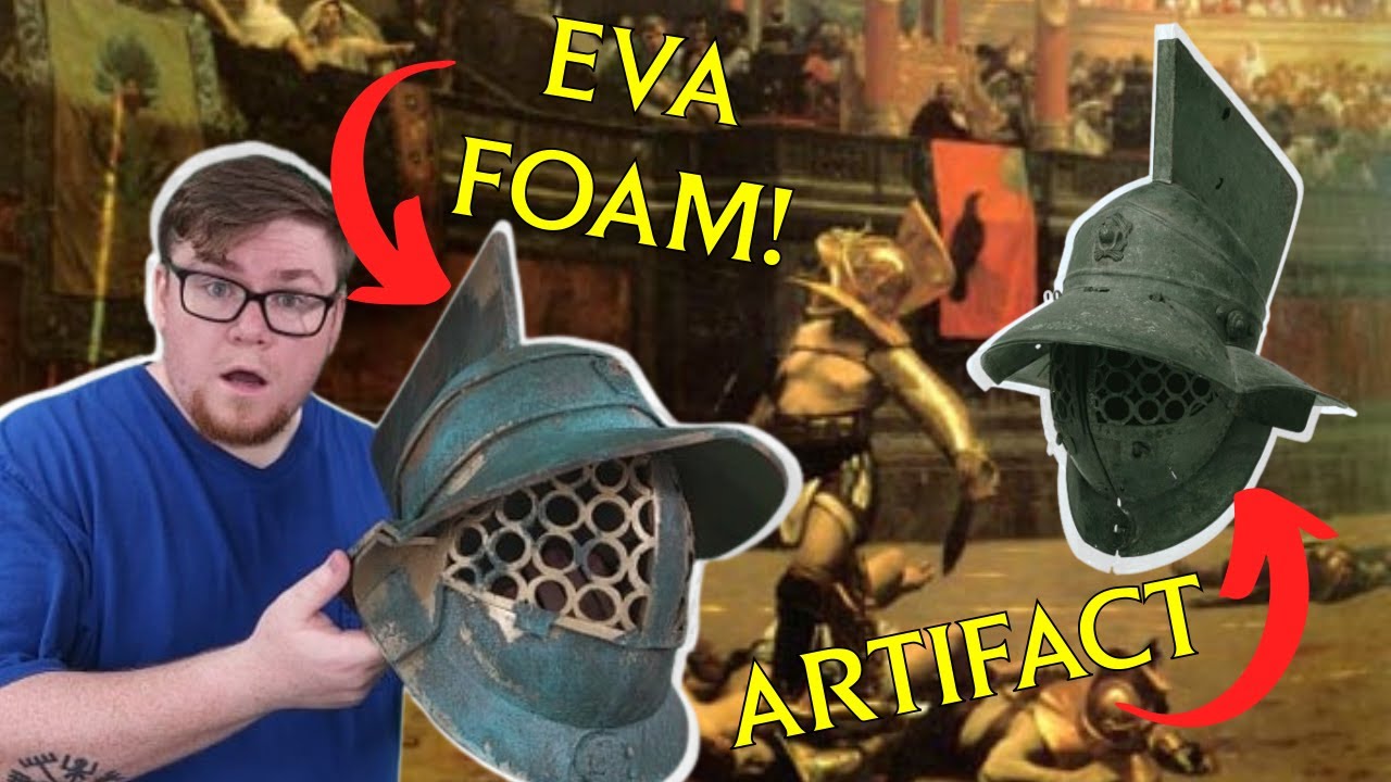 I built the most famous Gladiator Helmet out of EVA FOAM (BUILD TUTORIAL & ESSAY)