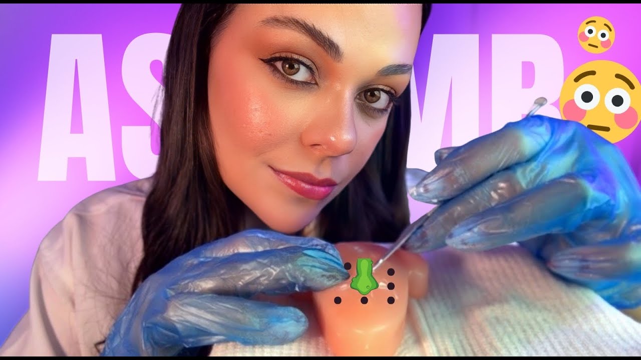 ASMR: Tirando Cravos Do Seu Nariz 👃 🫧