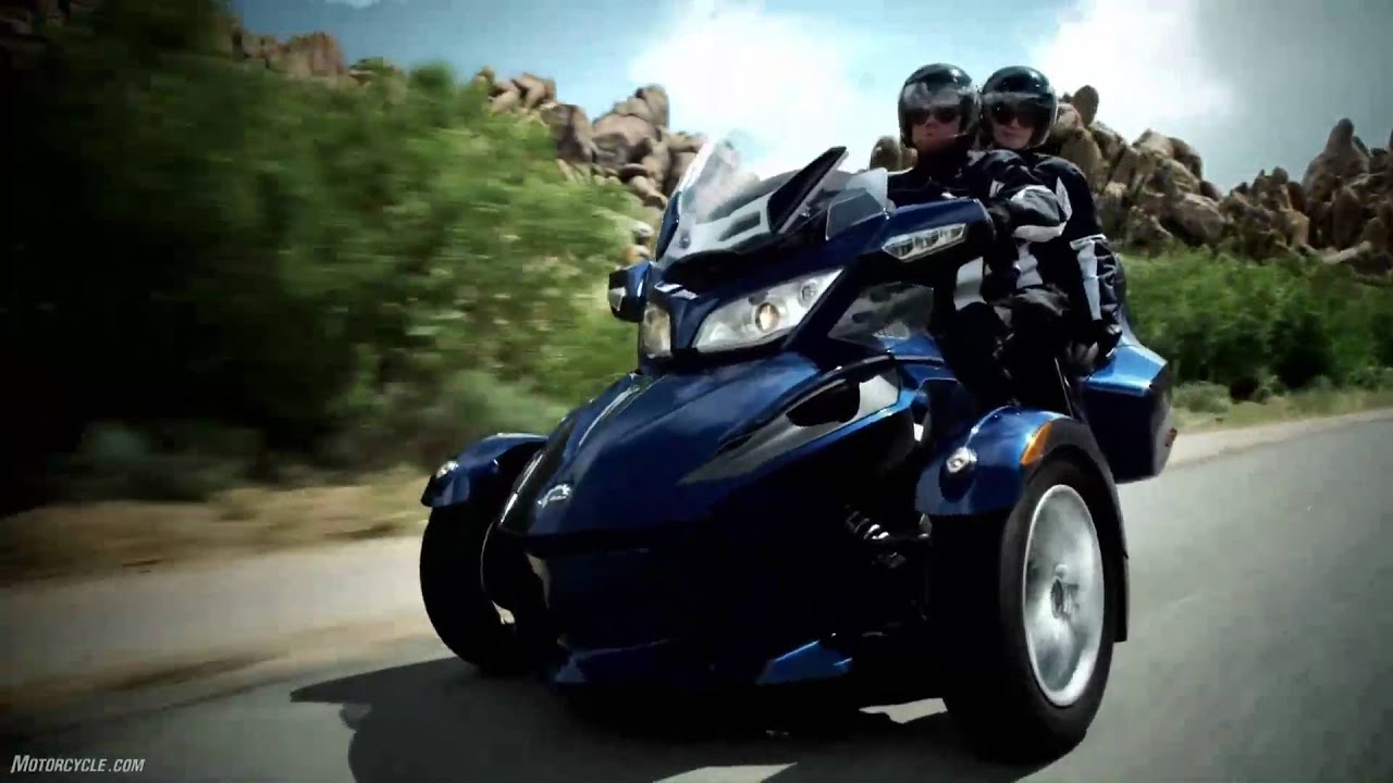 2010 Can-Am Spyder RT Model Intro - A different beast rides a different line