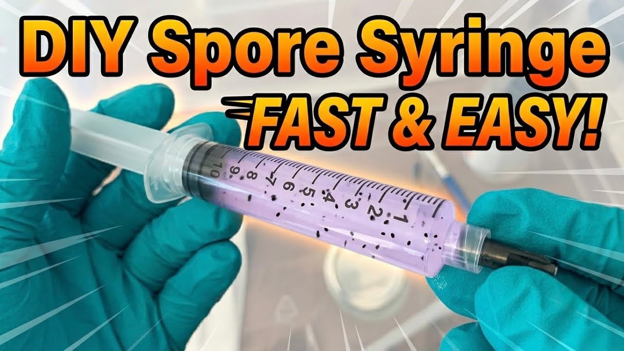 How to Make a Mushroom Spore Syringe