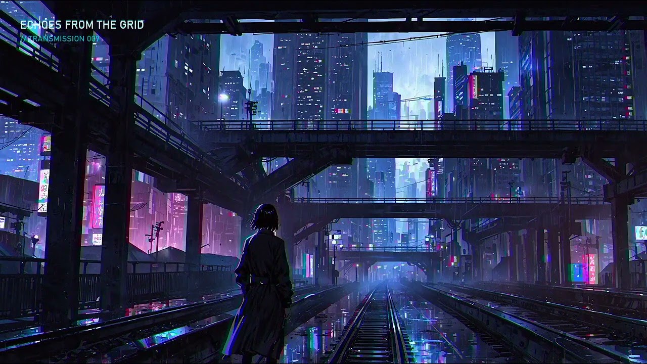 LAST TRAIN // Synthwave Mix • Cyberpunk Atmosphere • Late Night Focus | ECHOES FROM THE GRID
