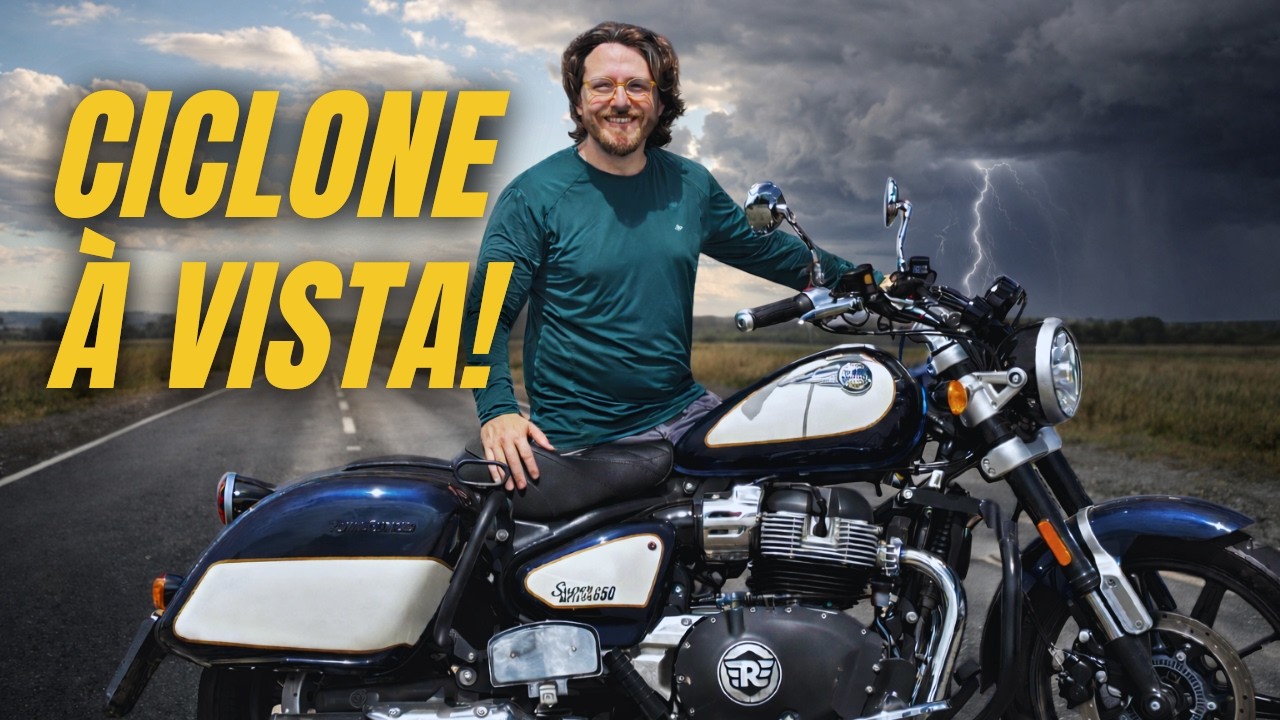 OS MIRANTES DE JARAGUÁ DO SUL COM UM CICLONE CATARINENSE NO CAMINHO! #supermeteor650 #meteor650