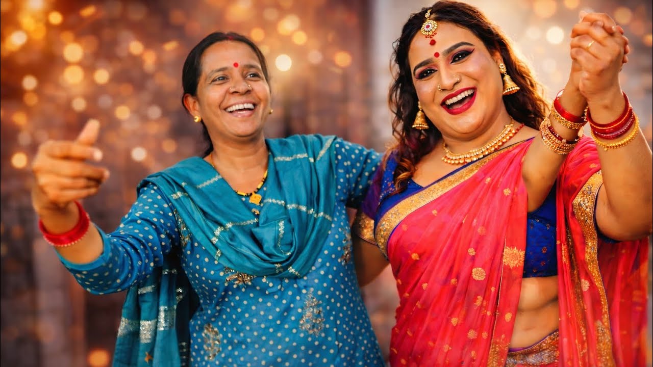 बधाई देने पहुँचे किन्नर 😍 मम्मी ने भी लगा दिए ठुमके 🤣