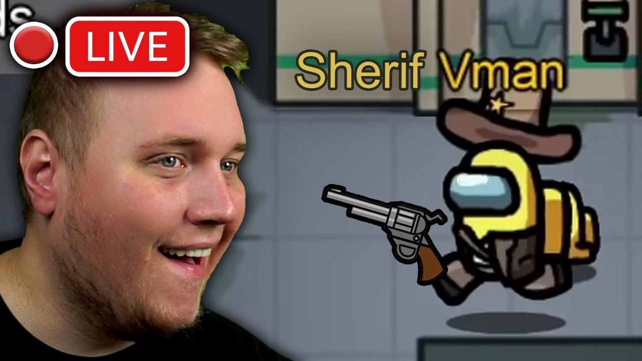 🔴 SKYD alle IMPOSTORS?! :: Among Us m. Sherif Mod 🔴