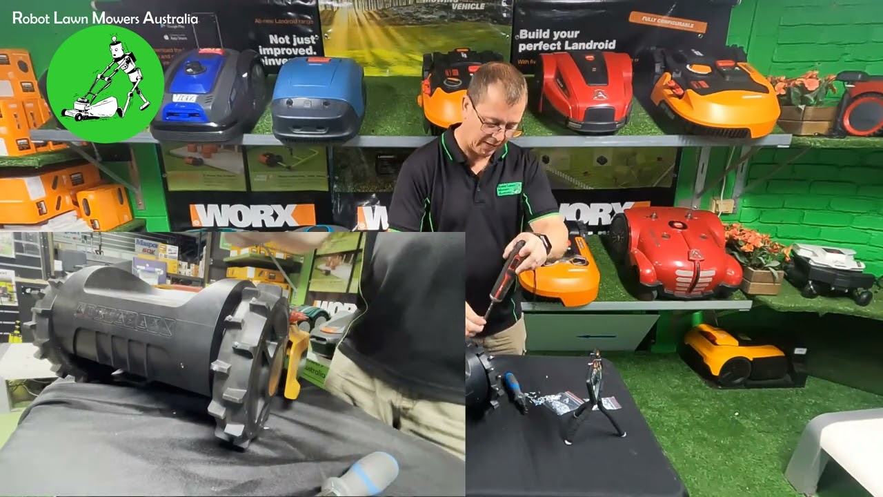 Robot Lawn Mowers Australia - How to Install High Traction Wheel Studs