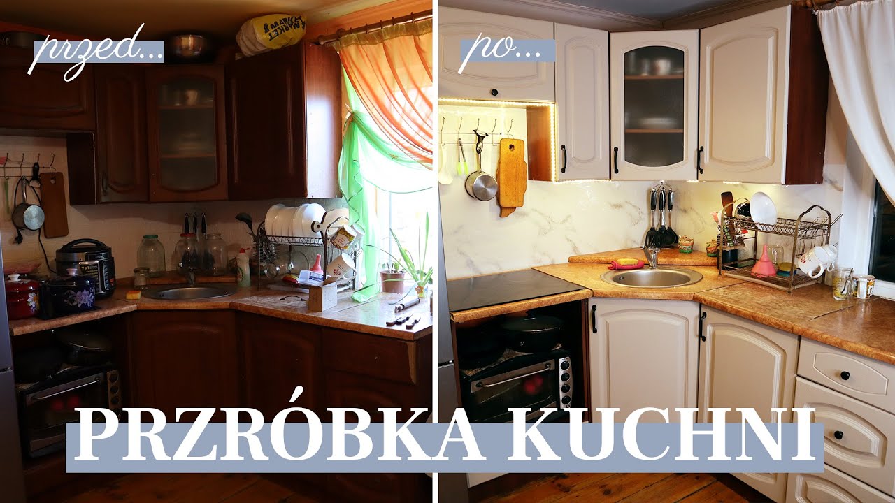 Przeróbka kuchni za 250 zł. Jak pomalować fronty kuchni