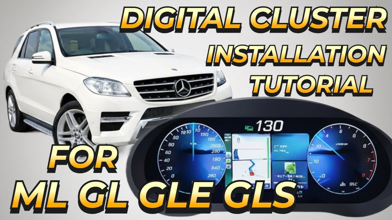 Mercedes ML GL GLE GLS Digital Instrument Cluster Installation Tutorial DIY Carlife Mall