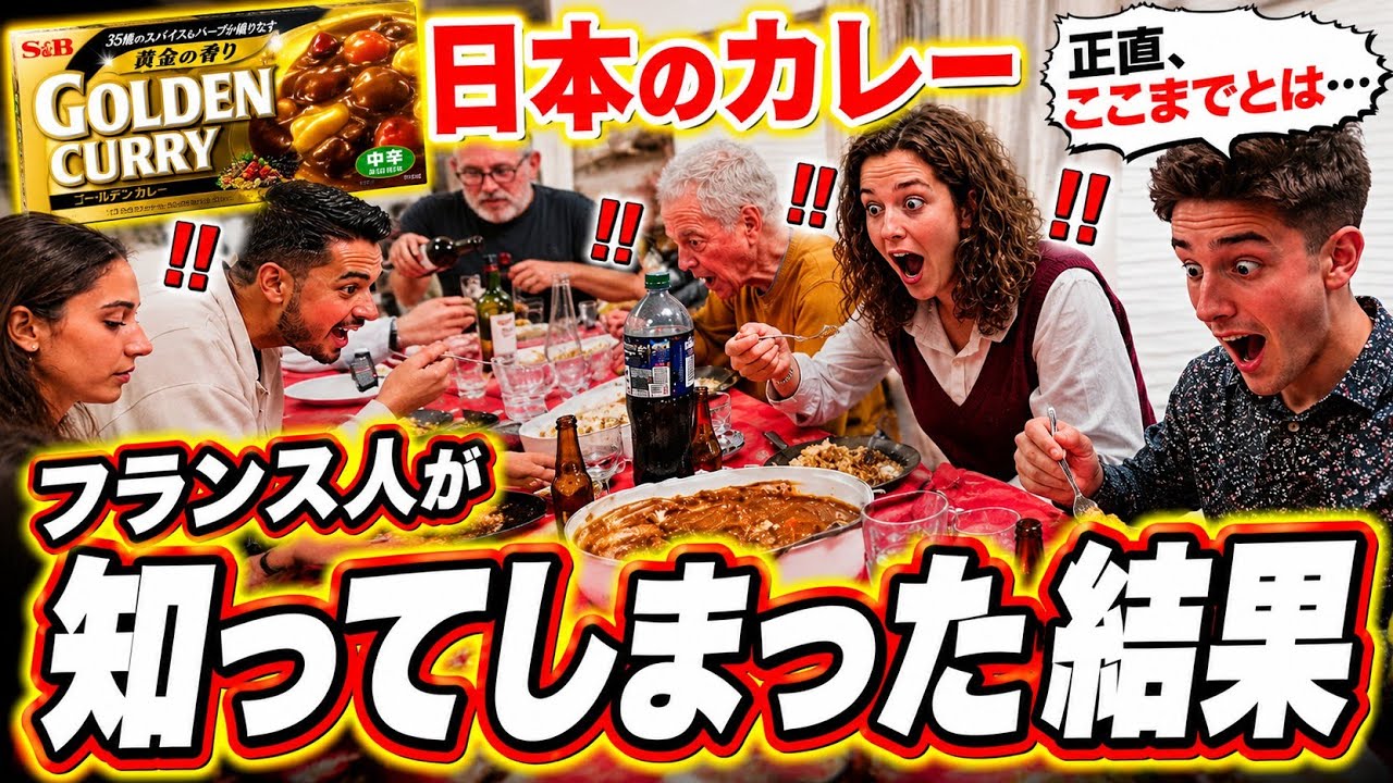 日本のカレーが美食の国フランス人たちにバレてしまった結果…まさかの反応で驚愕！日本食がフランス人を完全に変えてしまいました…【海外の反応】