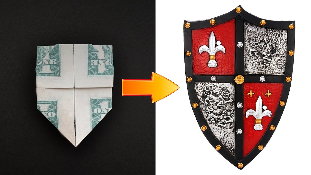 My MONEY SHIELD | Easy Dollar Origami | Tutorial DIY by NProkuda