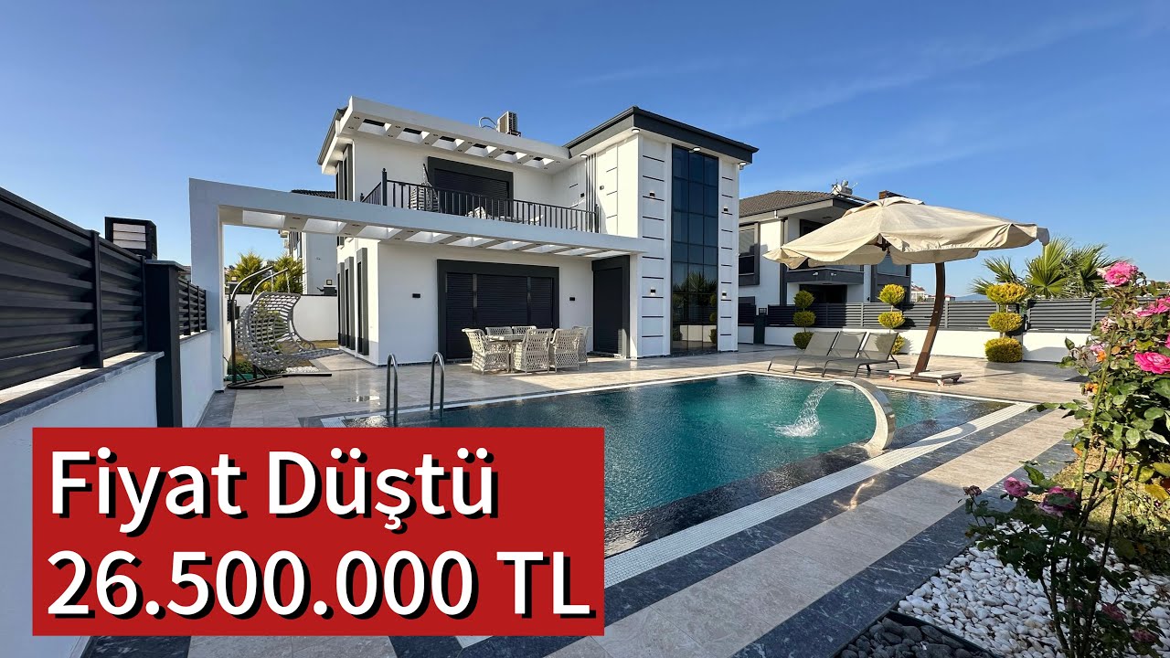 Fiyatı Düştü / Didim Efeler’de Satılık Ultra Lüks Villa 🌟