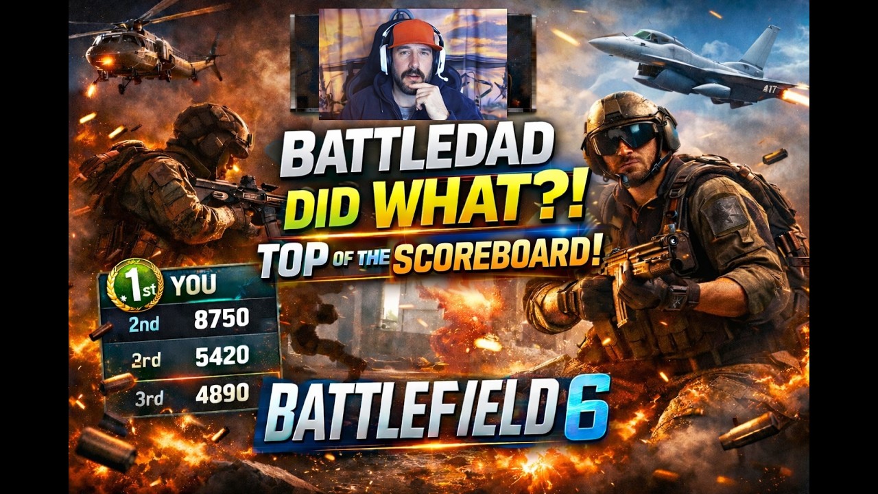 Игрок BattleDad набирает наибольшее количество очков в Battlefield 6! Полная запись матча.