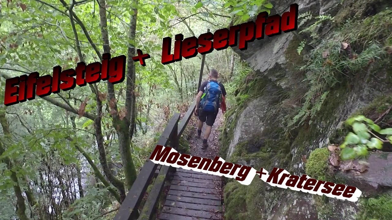 Kratersee, Eifelsteig und Lieserpfad - von Manderscheid in die Wolfsschlucht