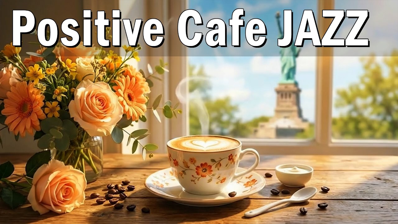 Positive Morning Jazz ☕ Smooth Bossa Nova Instrumental and Cozy Café Vibes for Good Mood & Relax.