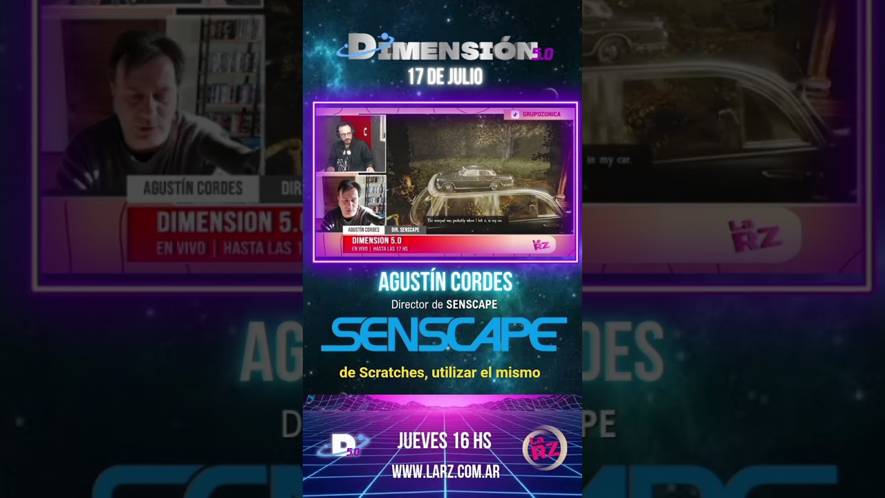 🌌 DIMENSI&Oacute;N 5.0 - 🎙️ AGUST&Iacute;N CORDES - DIRECTOR DE SENSCAPE