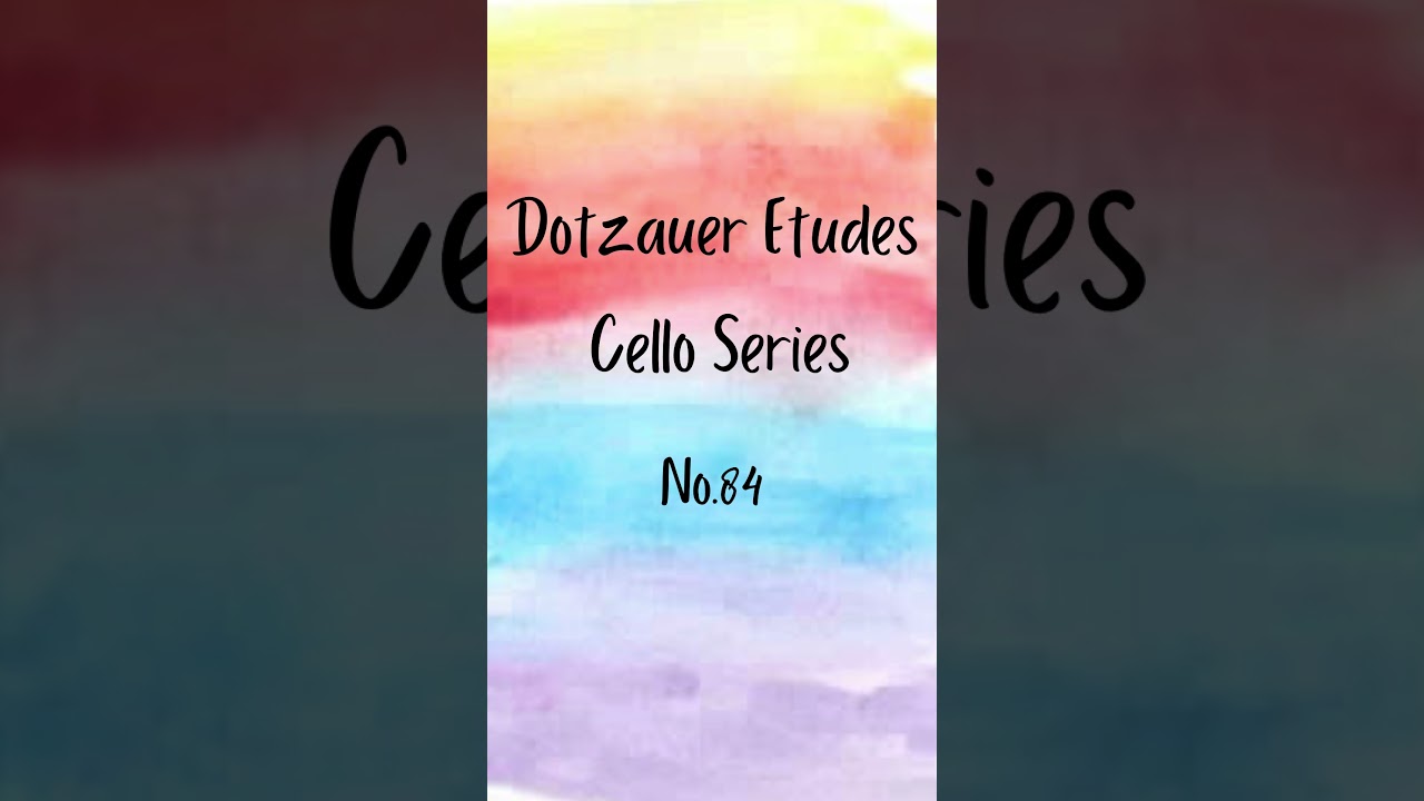 Dotzauer Etude Series- No. 84