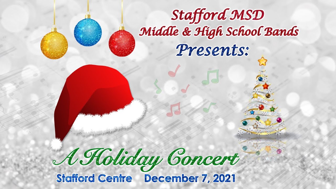 2021 Stafford MSD Band Holiday Concert