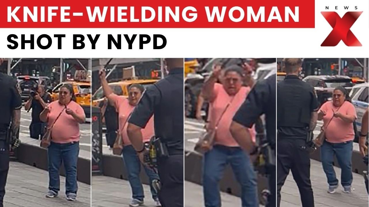 Times Square Attack: Knife-Wielding Woman Shot By NYPD After Alleged Stabbing | NewsX