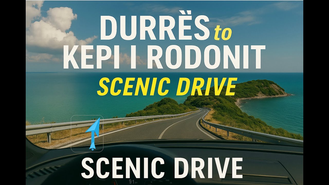 Scenic Drive from Durrës to Kepi i Rodonit | Hidden Albanian Coastal Road Trip