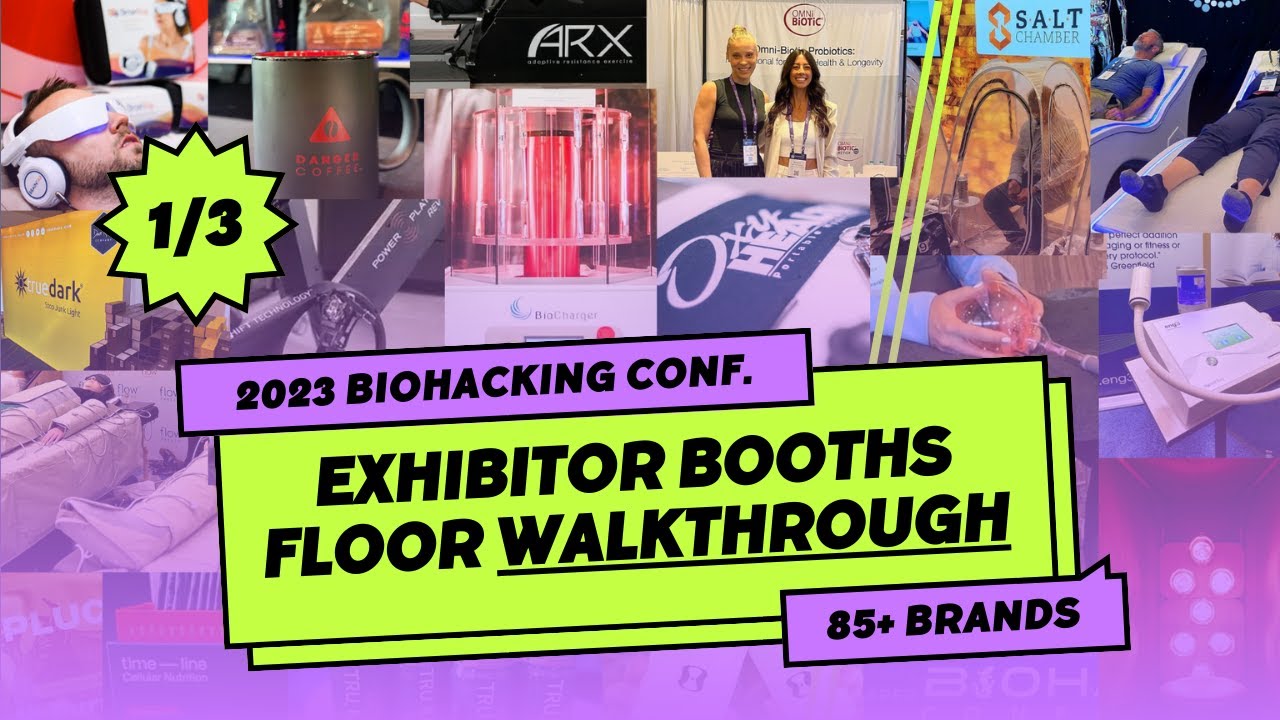 Biohacking Conference 2023 Tech Hall Exhibitor Floor Walkthrough (Part 1/3)