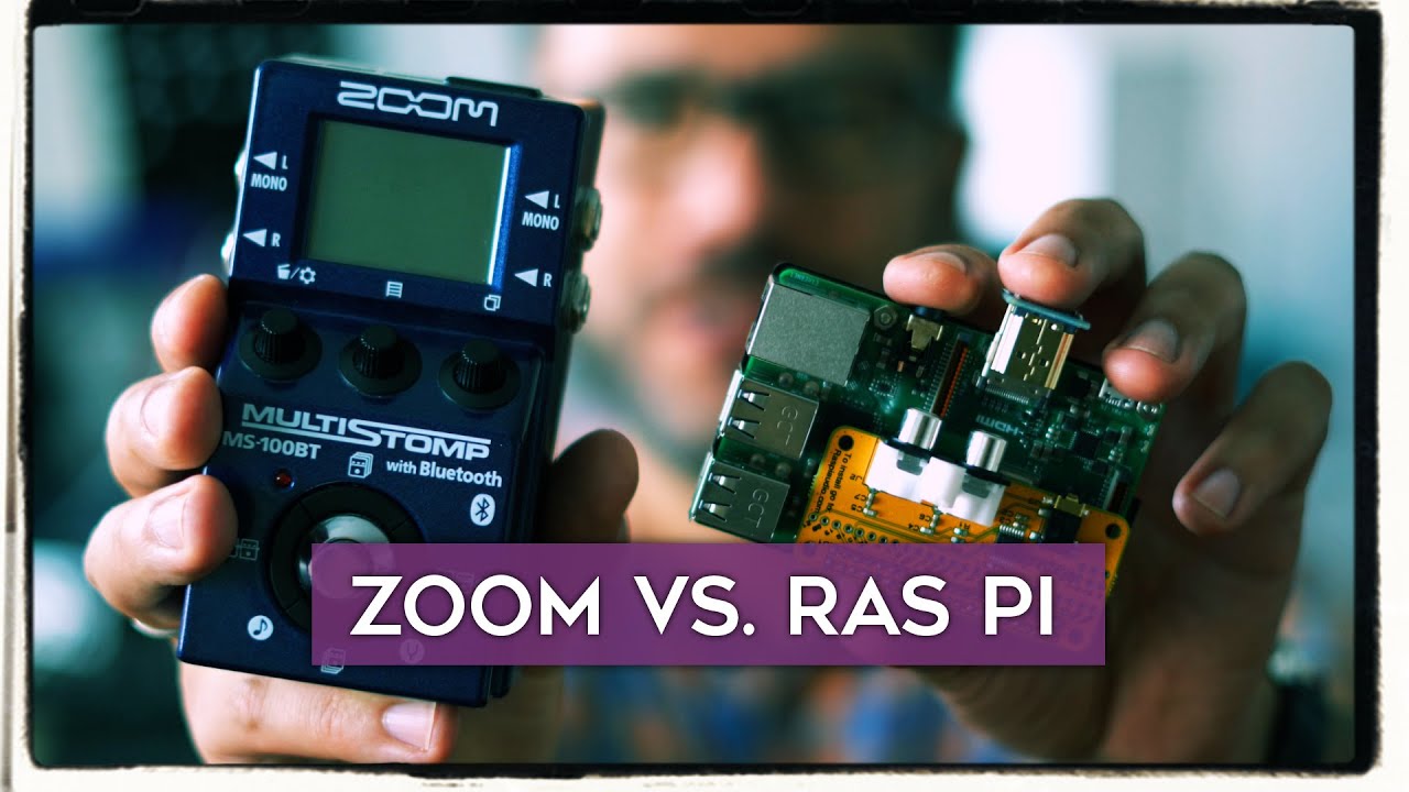 Raspberry PI effects plugins vs. ZOOM MS100BT
