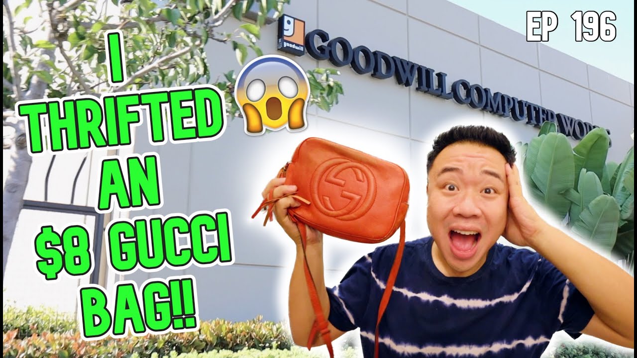 I Thrifted an $8 Gucci Bag!!! Goodwill Hunting Ep 196