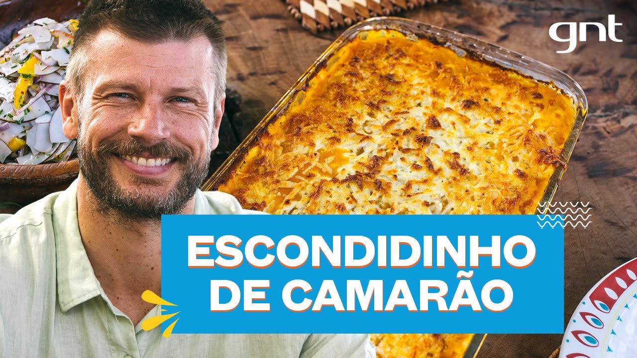 Escondidinho de camarão com purê de abóbora e queijo coalho | Rodrigo Hilbert | Tempero de Família