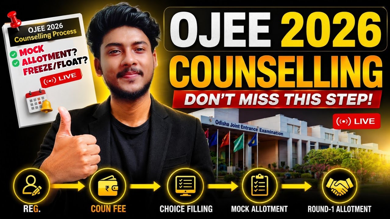 OJEE COUNSELING 2026 STEP BY STEP|| OJEE 2026 PG COUNSELLING PROCESS END TO END ||