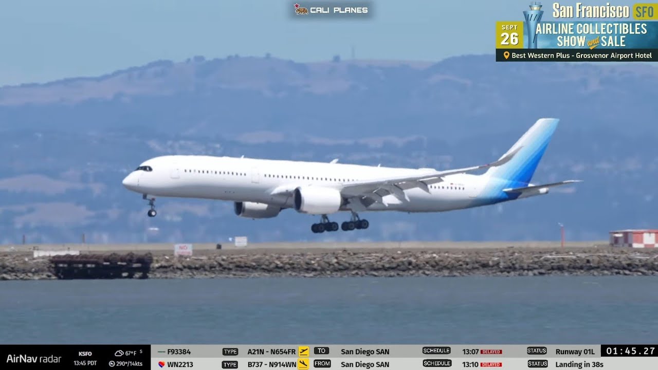 KSFO LIVE |  Aug 21, 2026 | SAN FRANCISCO INT AIRPORT  LIVE STREAM WEBCAM IRL