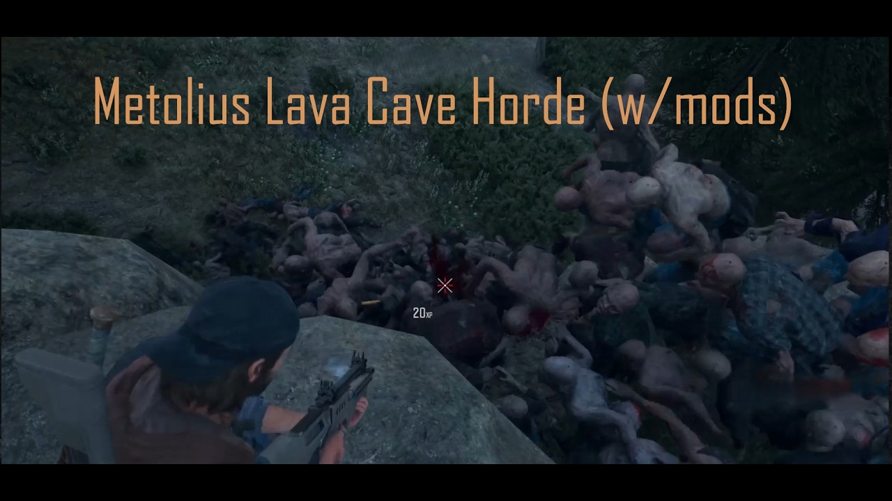 Days Gone Metolius Lava Cave Horde  NG+ S2  Modded