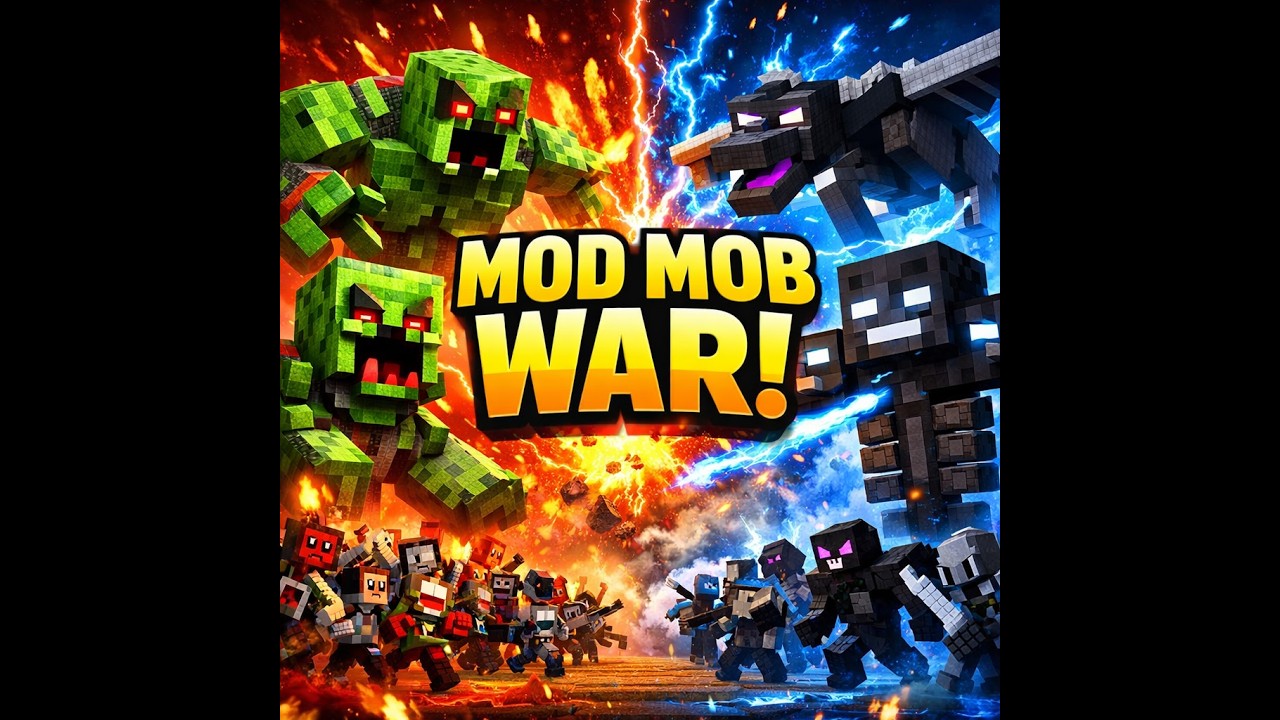 100 MOD MOBS vs GOD MOBS in Minecraft! 😱 Ultimate Battle (LIVE)
