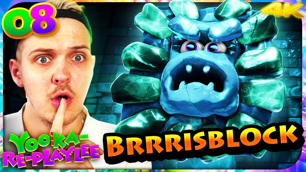 Let’s Play Yooka-Replaylee #08 🦎🦇 Boss Brrrisblock im Eispalast