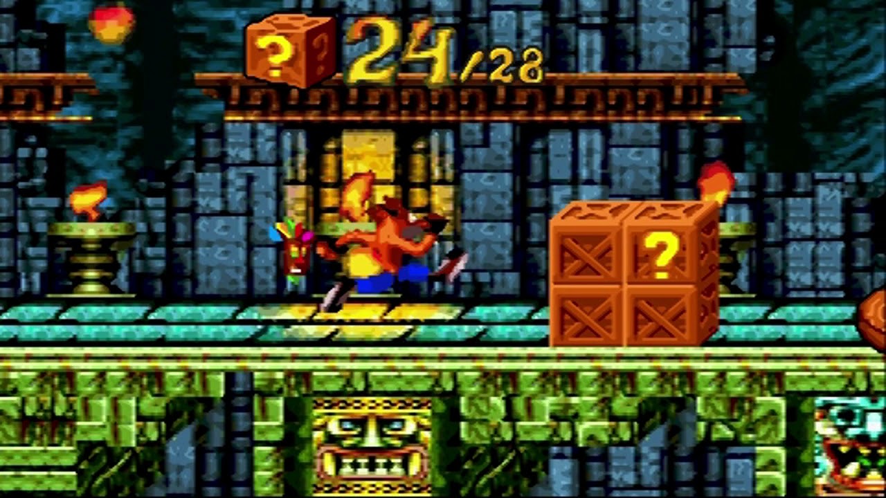 Crash Bandicoot: XS (GBA) walkthrough - Temple of Boom