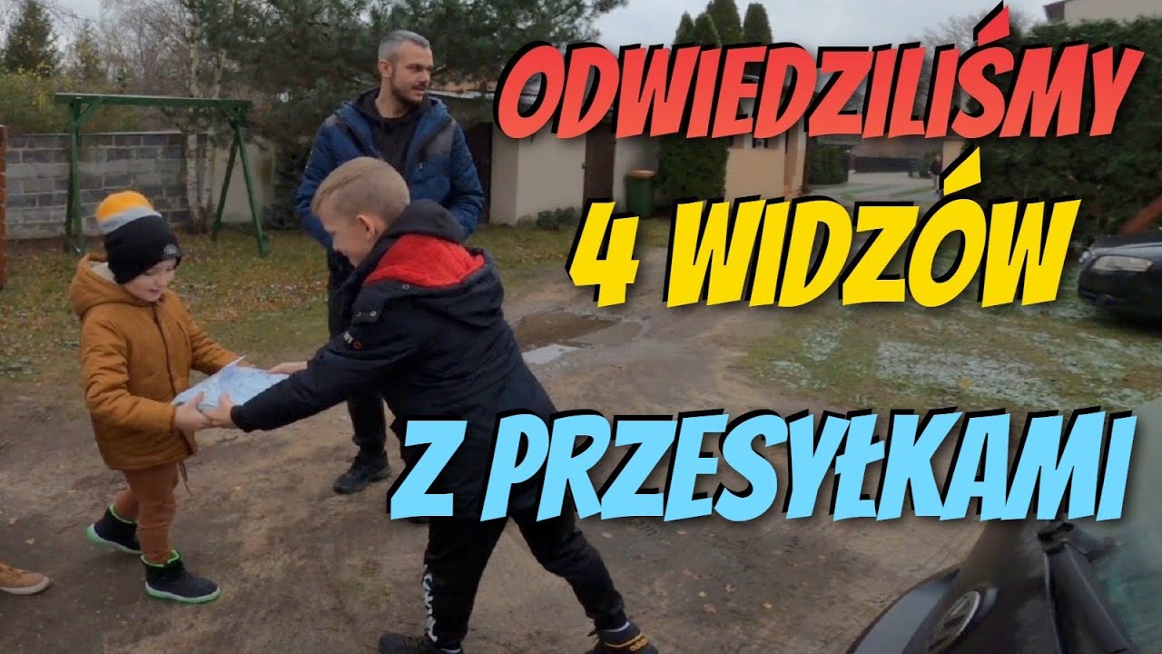 Dostarczyliśmy osobiście przesyłki dla 4 Widz&oacute;w / Złapaliśmy gumę i to pewnie wina Młodego