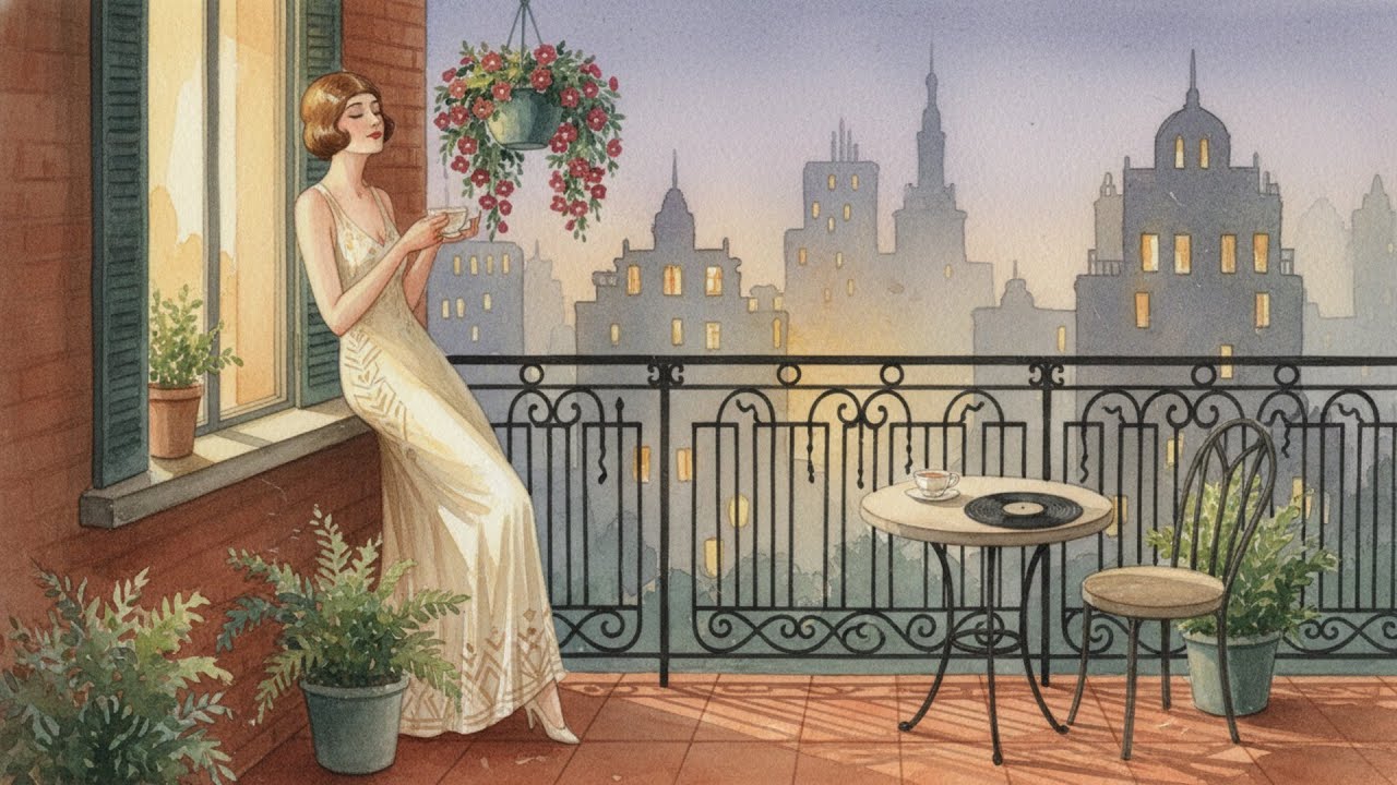 1940s Vintage Jazz Classics ~ Quiet Jazz on the Balcony