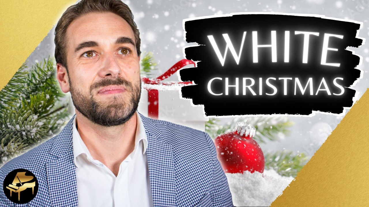 How to play Slow Cocktail Stride Piano on White Christmas