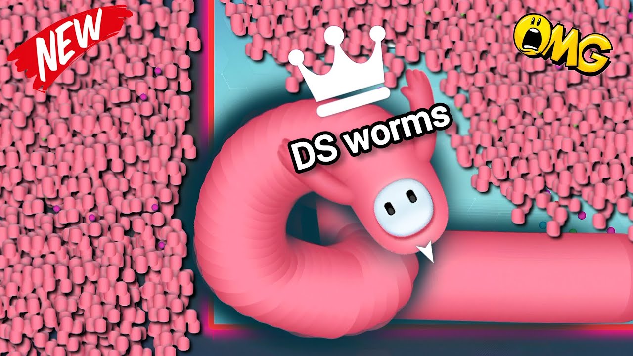 😱 I reached 85,000++ points in snake io gameplay🐍 New pink Bean snake 🐍DS worms biggest snake