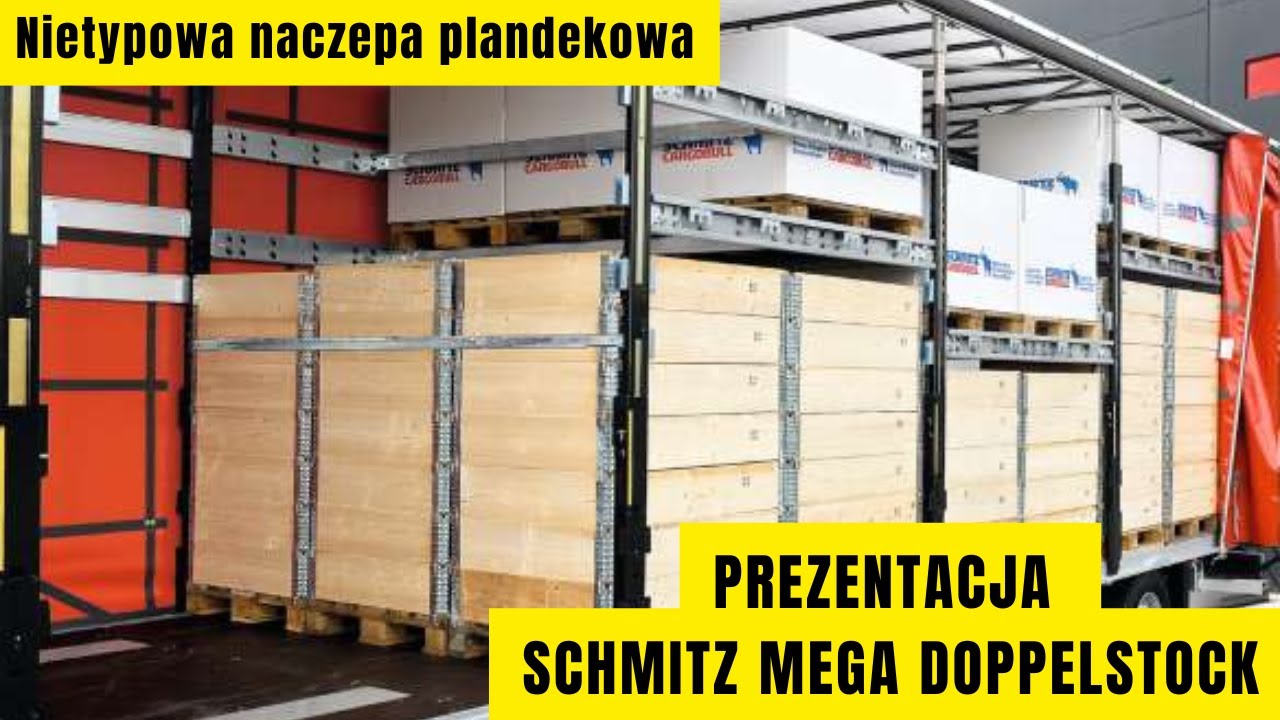 Prezentacja - Naczepa plandekowa SCHMITZ MEGA z doppelstockiem 10 ton