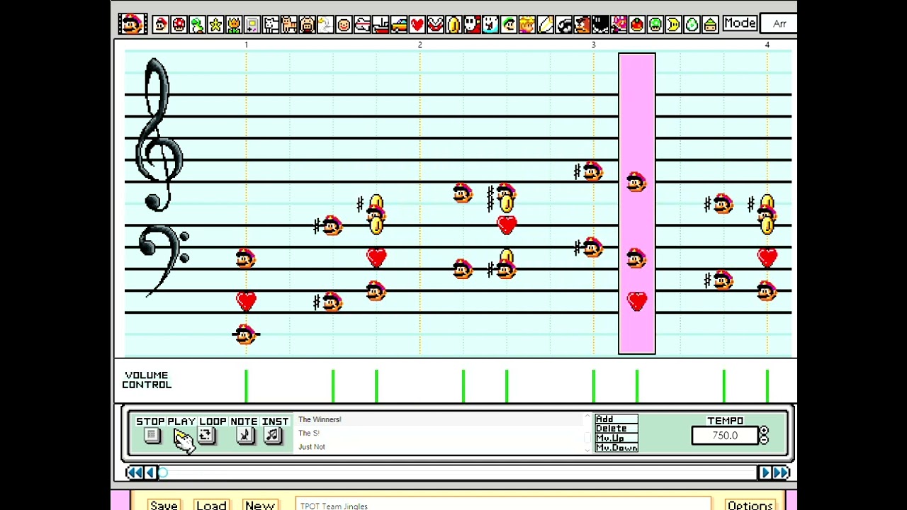 TPOT Team Jingles on Super Mario Paint
