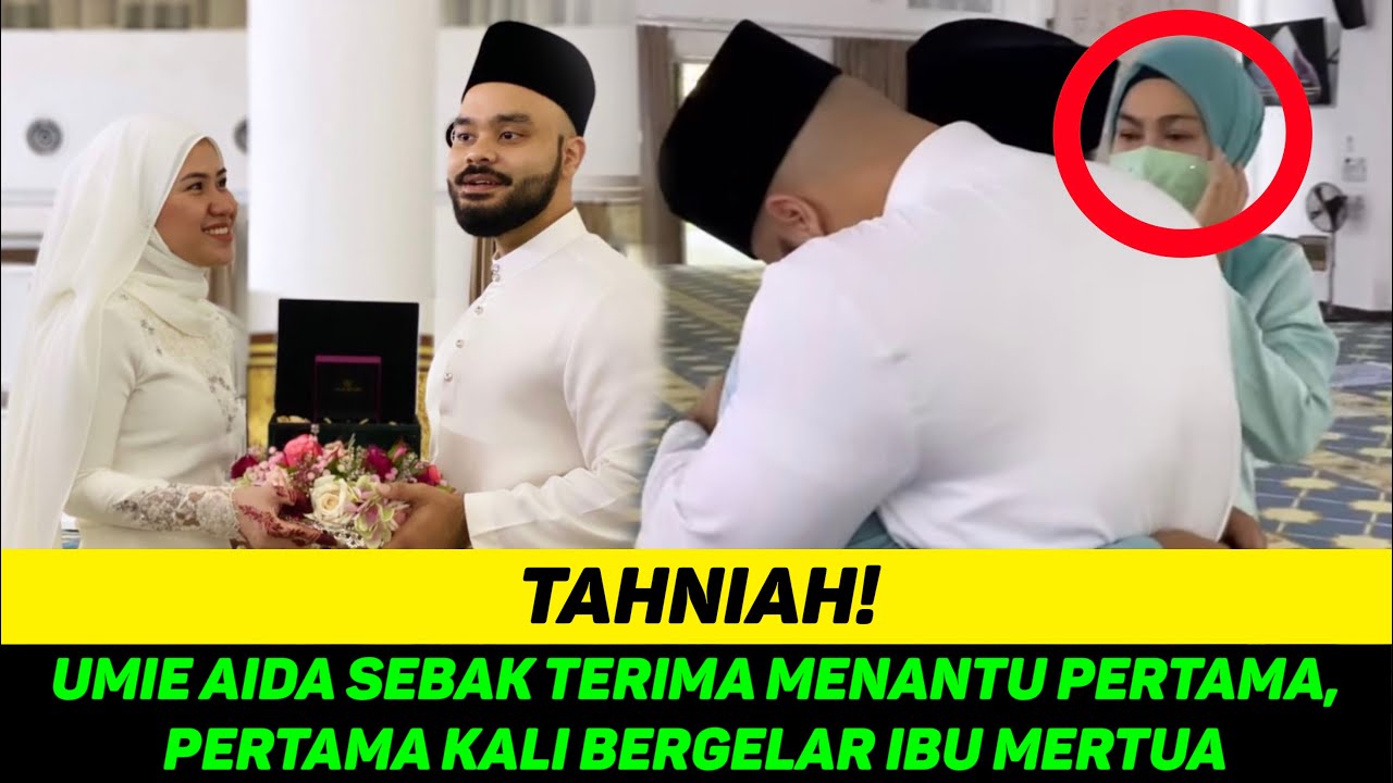 TAHNIAH! UMIE AIDA SEBAK TERIMA MENANTU PERTAMA, PERTAMA KALI BERGELAR IBU MERTUA!