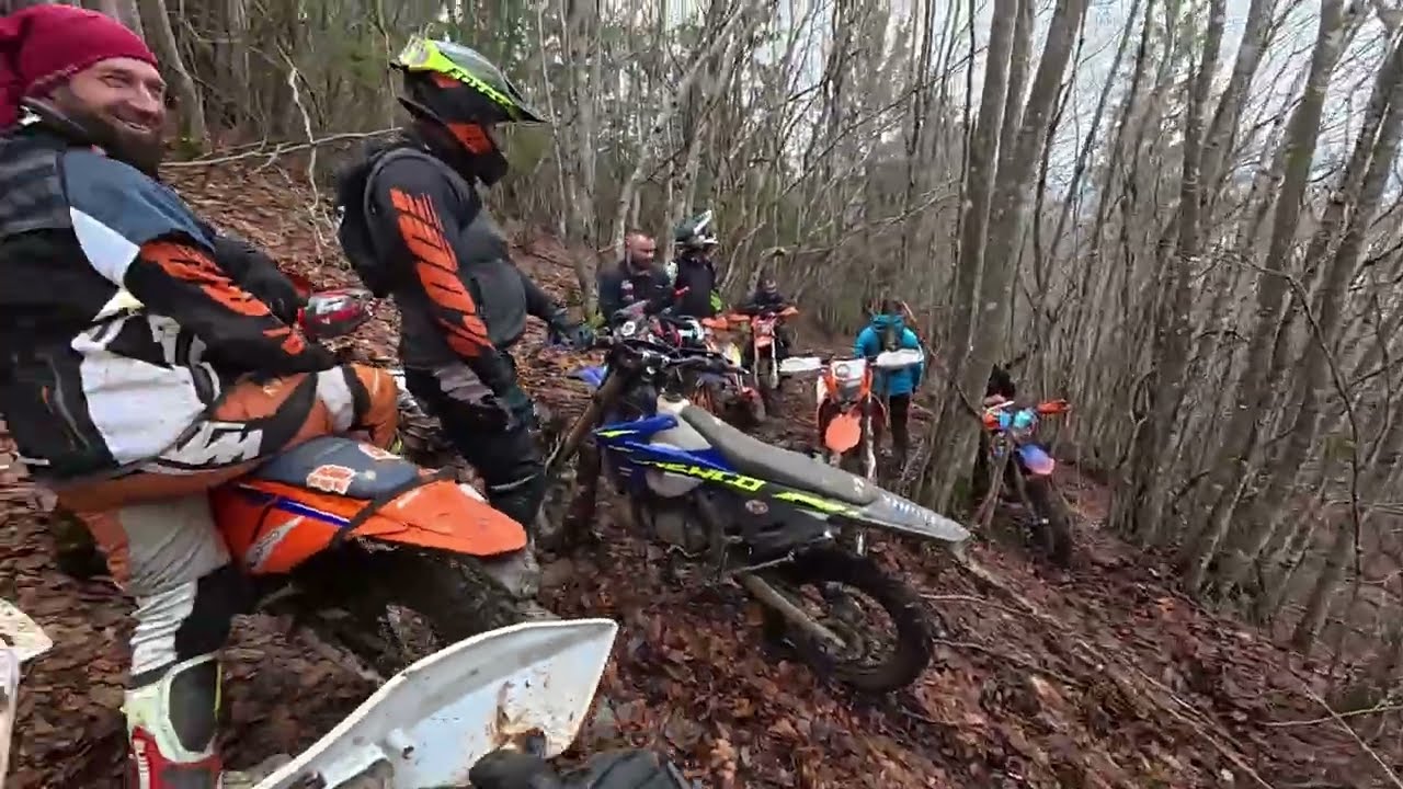 Wet and slippery Enduro in Bosnia KTM 300 TBI 2024 DJI osmo 5 pro