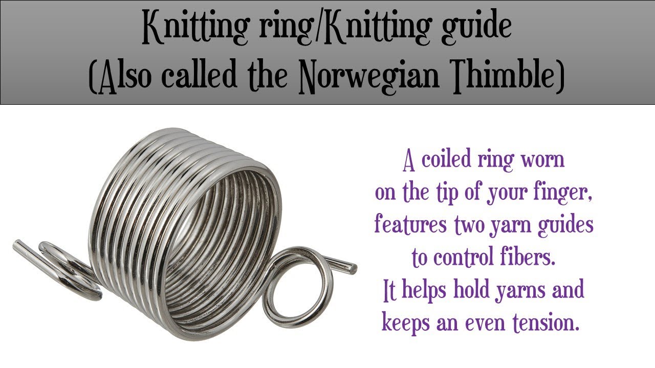 Review: How to crochet with a Norwegian knitting thimble/finger ring