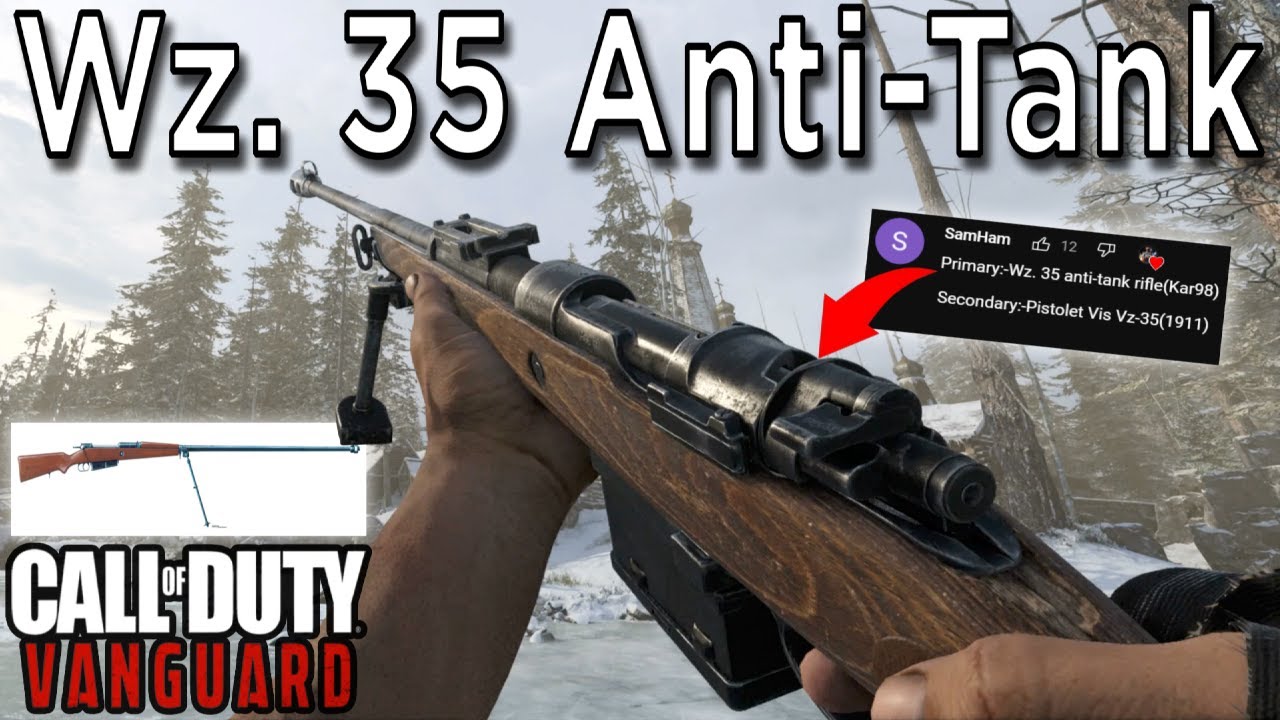 Wz. 35 Anti-Tank Rifle [Secret Weapon] on Call of Duty Vanguard Gameplay (PS5)