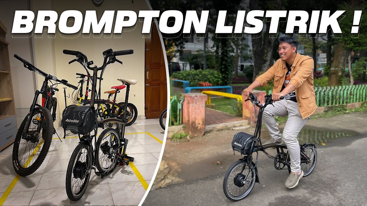 BIKIN BROMPTON LISTRIK DI ASTRO BIKE JAKARTA