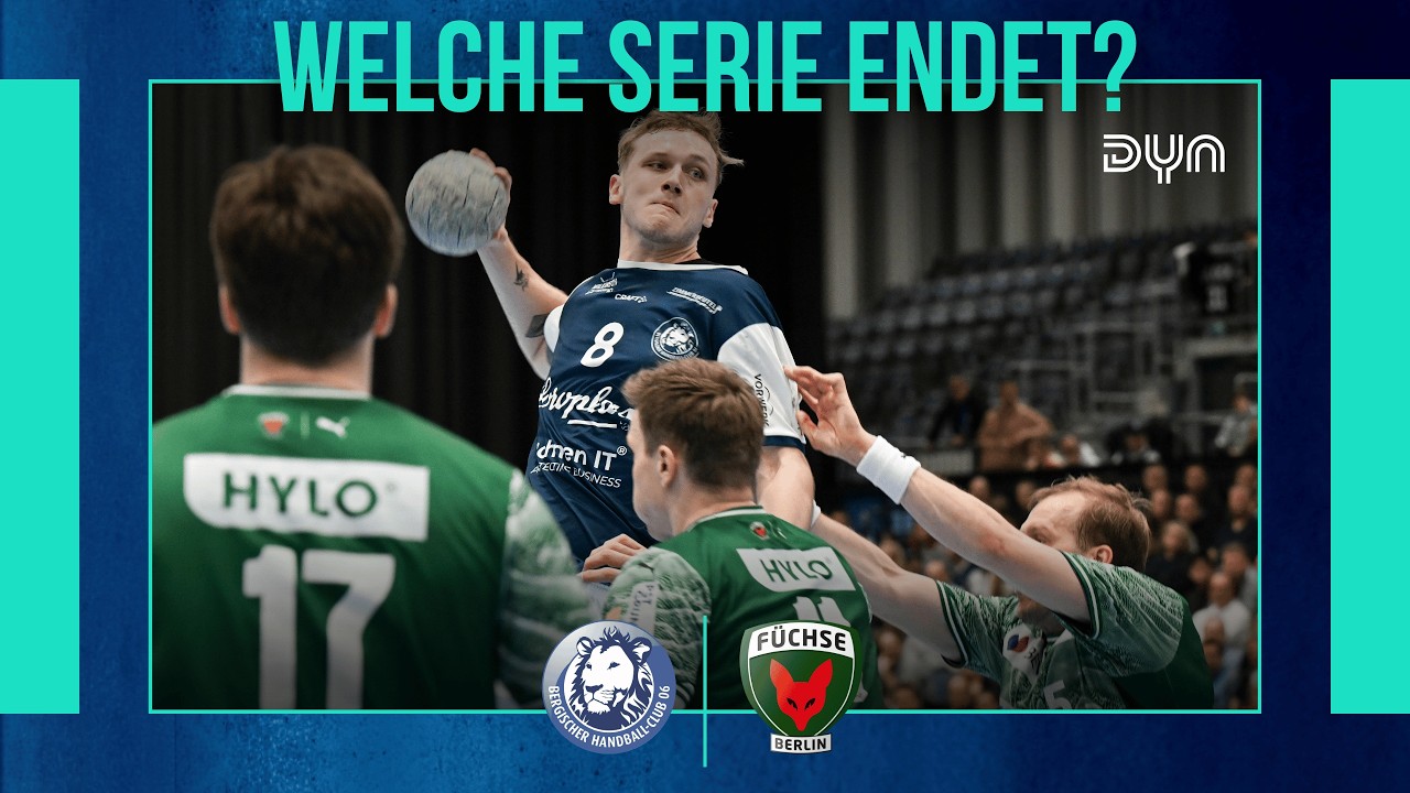 Highlights: Bergischer HC - Füchse Berlin (Saison 2025/26) DAIKIN HBL | Dyn Handball