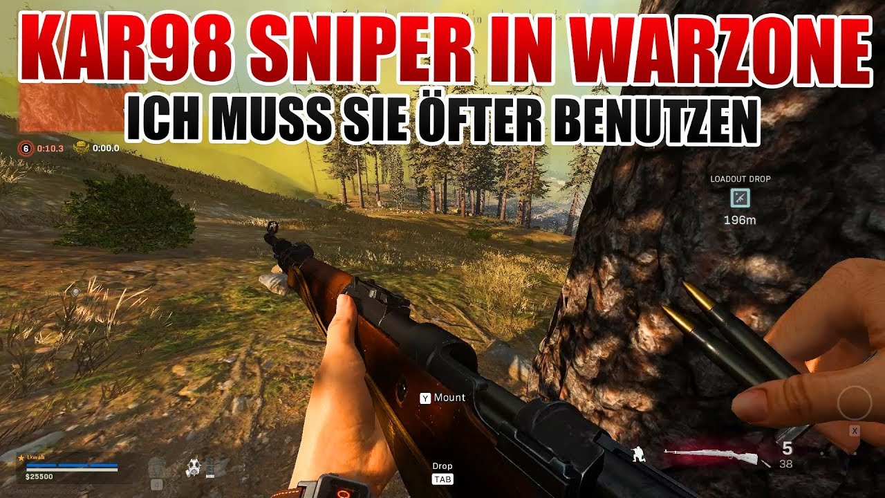 So war die Runde Warzone eigentlich nicht geplant... kar98 ironsight