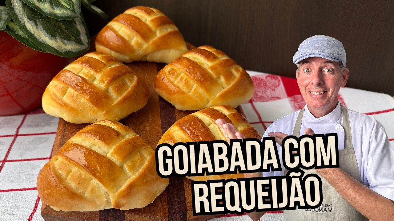 Você nunca viu um pão de goiabada assim… o recheio é absurdo!
