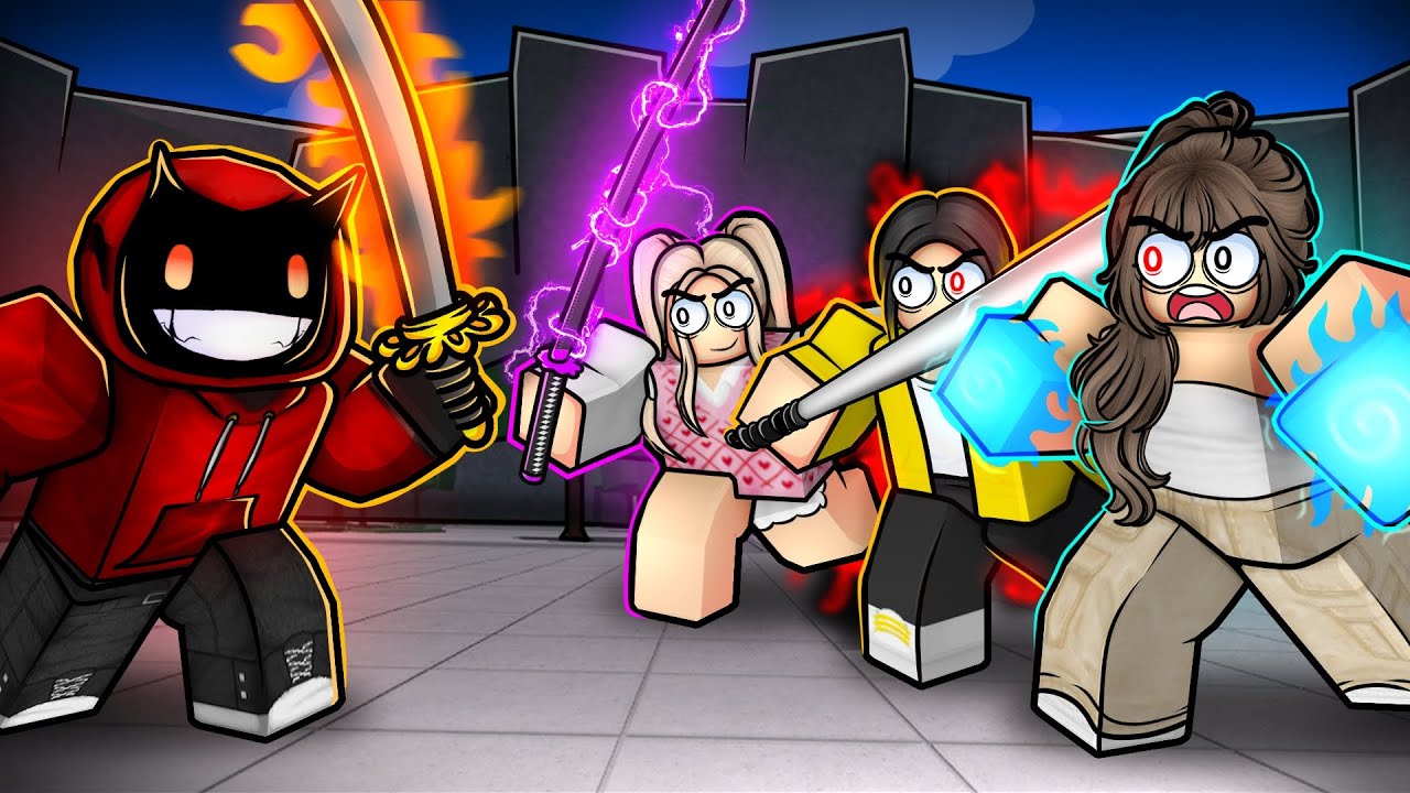 I Found a GIRLS ONLY CLAN in ROBLOX The Strongest Battlegrounds...